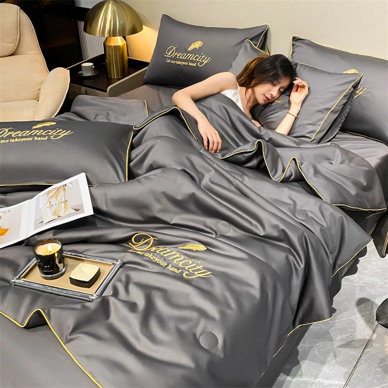 Cooling Duvet - LuxeCool - Breathable Ice Silk - Summer Duvet -  - #tag1#