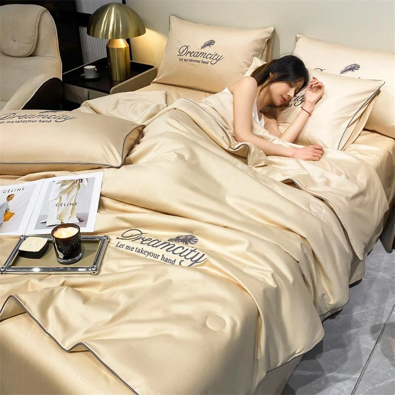 Cooling Duvet - LuxeCool - Breathable Ice Silk - Summer Duvet -  - #tag1#