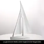 Copacabana Sailing Boat Decor tag1