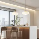 Copper Dome Light Retro Orange White Bauhaus LED Pendant Light tag1