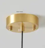 Copper Dome Light Retro Orange White Bauhaus LED Pendant Light tag1
