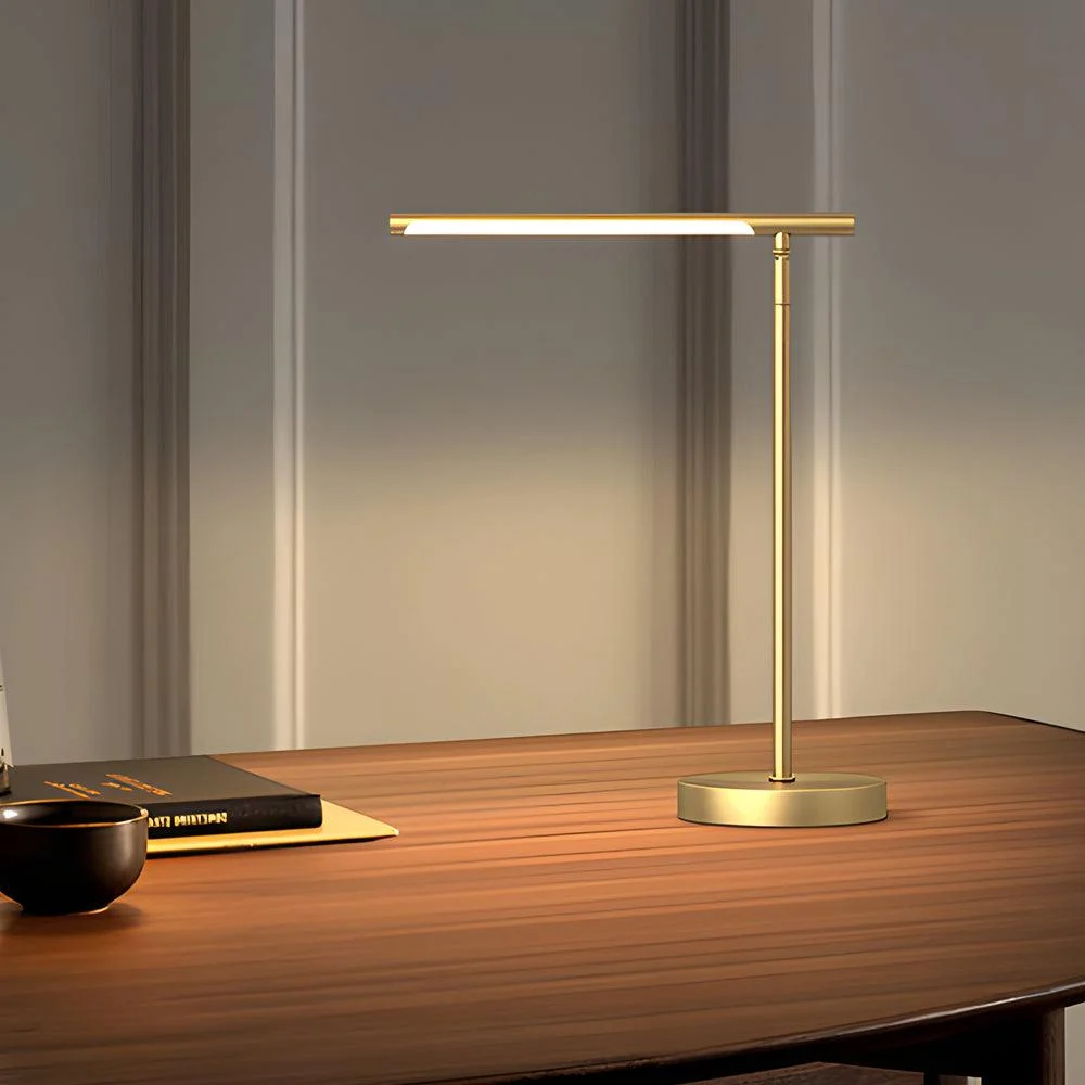 Copper Linear - Brass LED Desk Lamp with Adjustable Direction -  - #tag1#