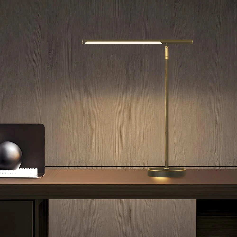 Copper Linear - Brass LED Desk Lamp with Adjustable Direction -  - #tag1#