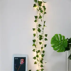 Copper Wire Leaf Lights