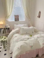 Coquette Aesthetic Ruffle Bedding Set tag1