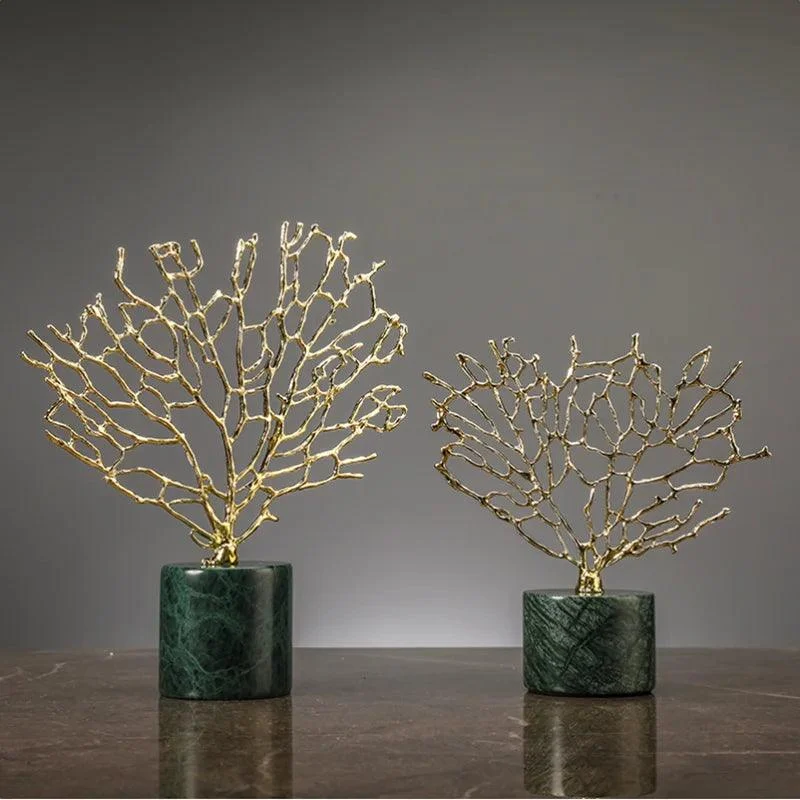 Coral Crystal Tree Sculpture -  - #tag1#