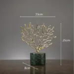 Coral Crystal Tree Sculpture tag1