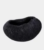 Coral Texture Decorative Resin Bowl Black 23 cm tag1