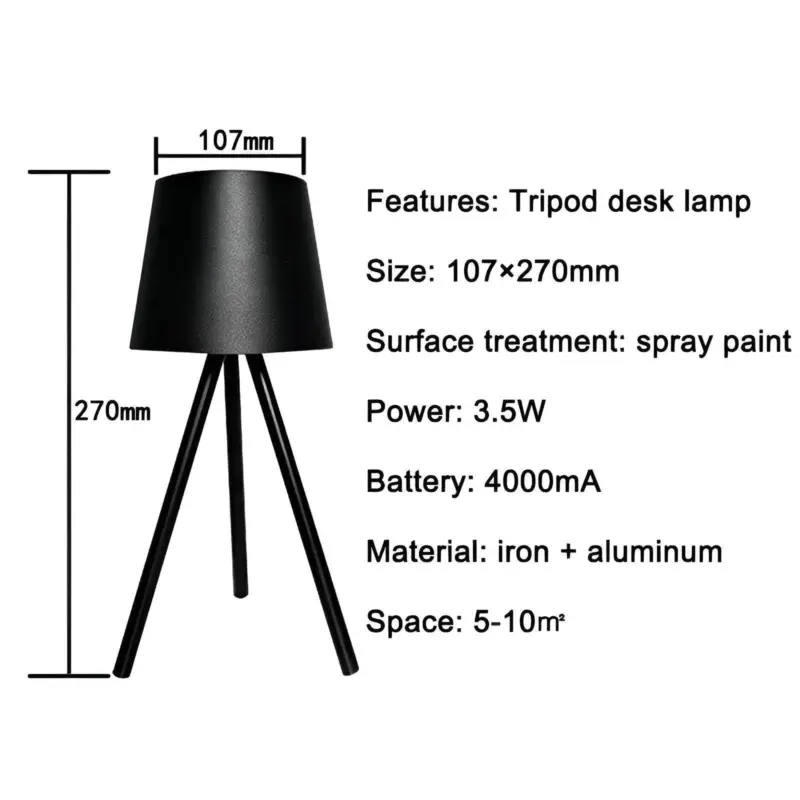 Cordless Chic Lamp Cordless Table Lamp for Stylish Lighting tag1