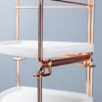 Corner Rose Gold Storage Rack tag1