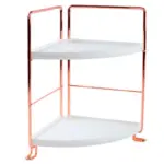 Corner Rose Gold Storage Rack tag1