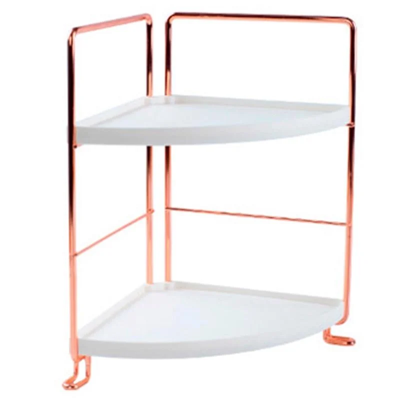 Corner Rose Gold Storage Rack -  - #tag1#