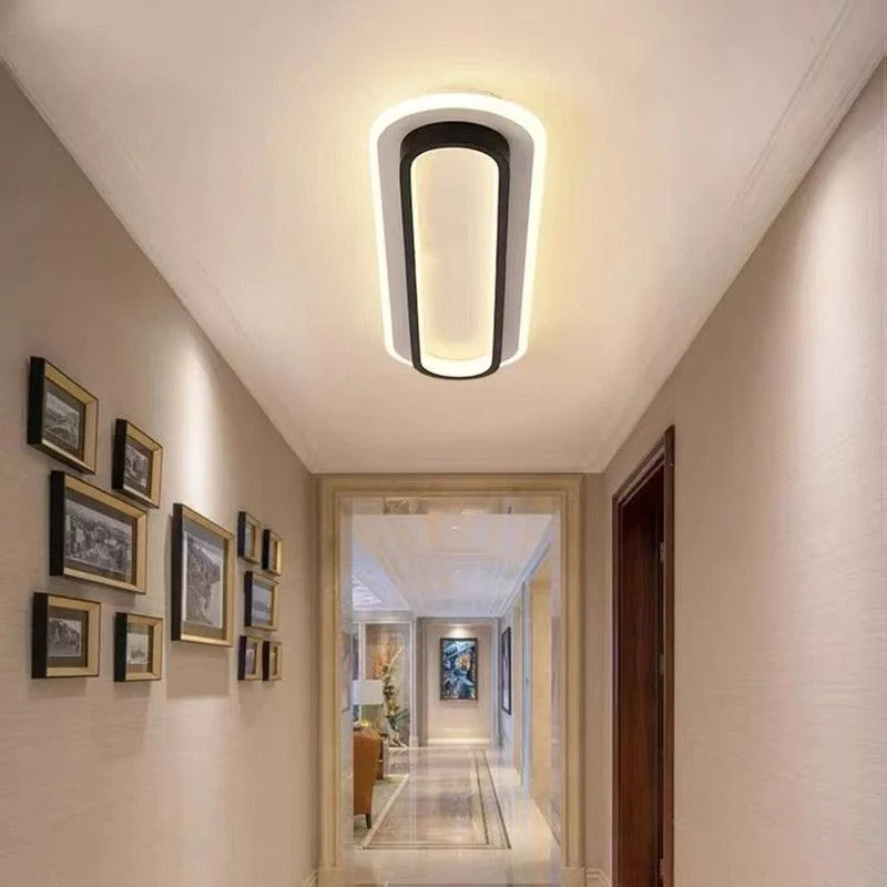 Corridor Flush Mount Ceiling Light Rectangular 2 Colour -  - #tag1#