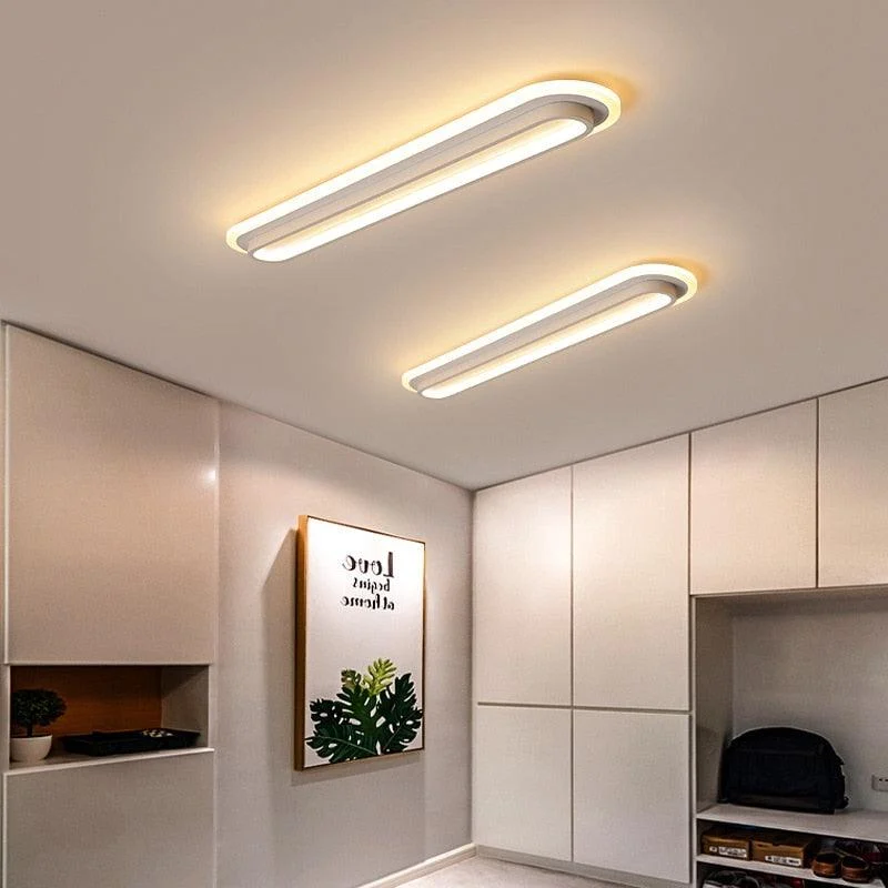 Corridor Flush Mount Ceiling Light Rectangular 2 Colour -  - #tag1#
