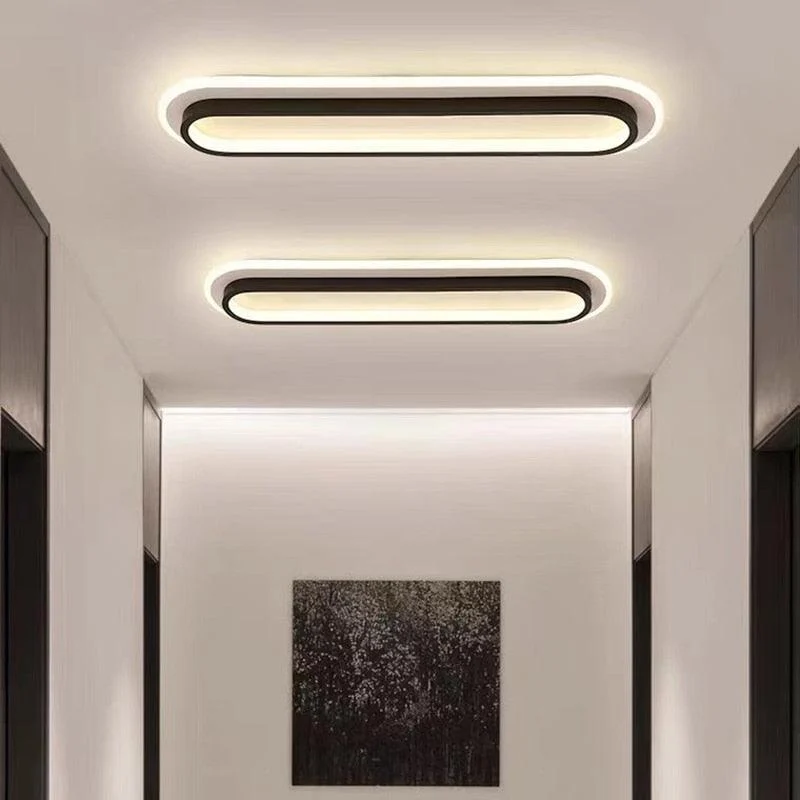 Corridor Flush Mount Ceiling Light Rectangular 2 Colour -  - #tag1#