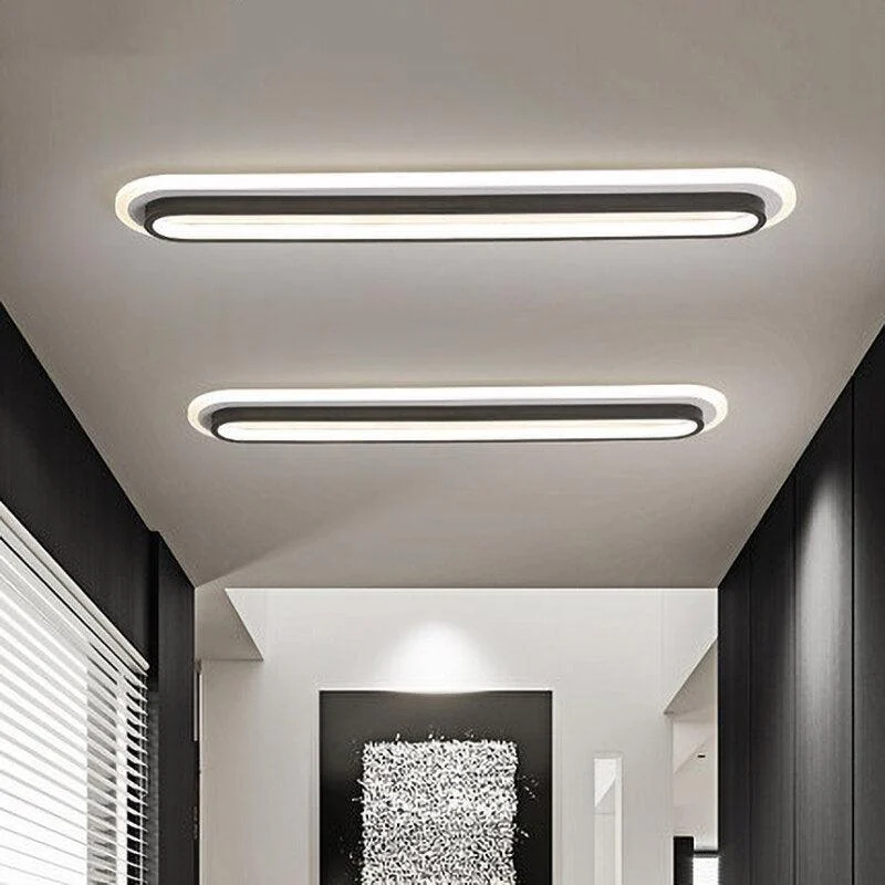 Corridor Flush Mount Ceiling Light Rectangular 2 Colour -  - #tag1#