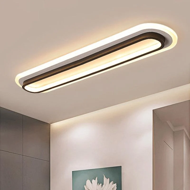 Corridor Flush Mount Ceiling Light Rectangular 2 Colour -  - #tag1#