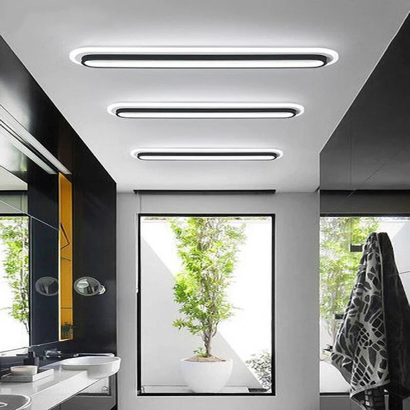 Corridor Flush Mount Ceiling Light Rectangular 2 Colour -  - #tag1#