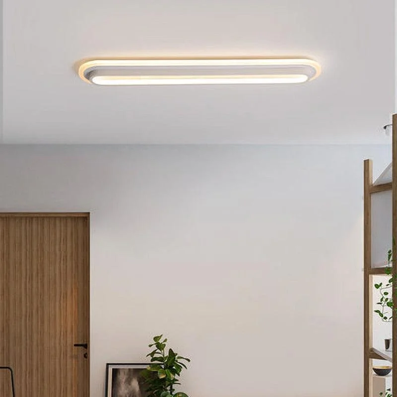 Corridor Flush Mount Ceiling Light Rectangular 2 Colour -  - #tag1#