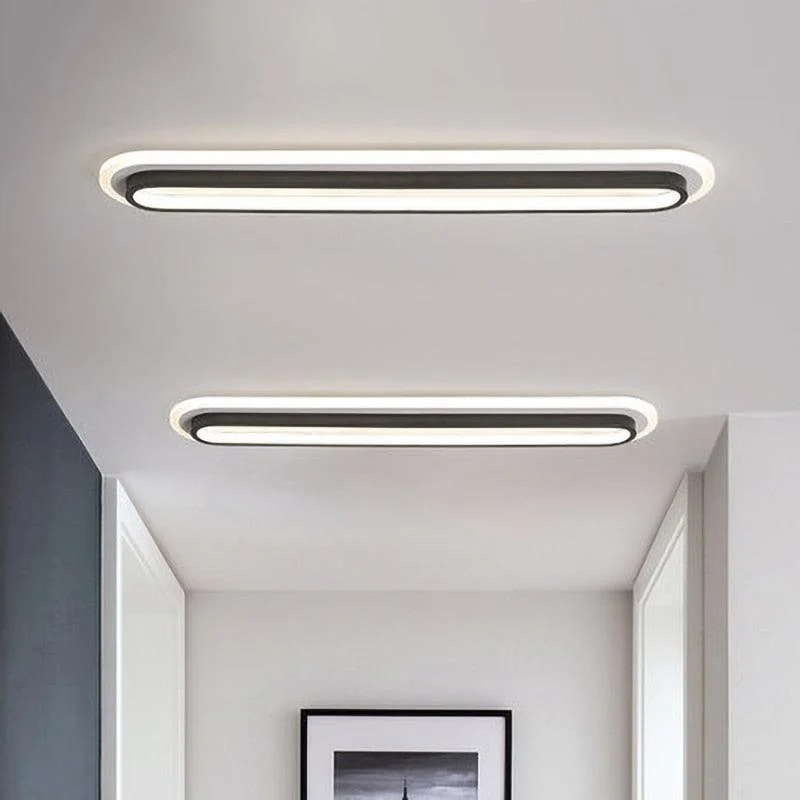 Corridor Flush Mount Ceiling Light Rectangular 2 Colour -  - #tag1#