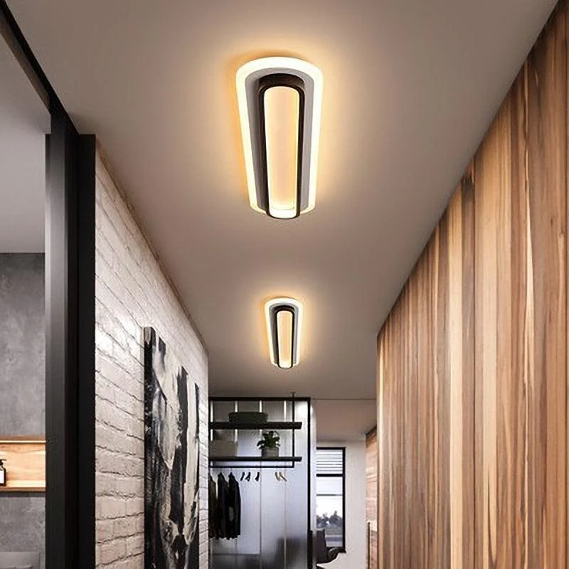 Corridor Flush Mount Ceiling Light Rectangular 2 Colour -  - #tag1#