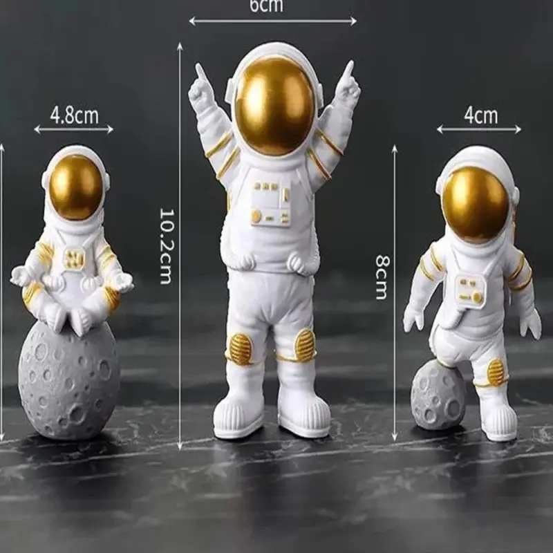 Cosmic Crew Astronaut Sculptures for Inspired Desktop Adventures