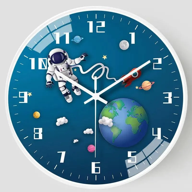 Cosmic Silence - Modern Wall Clock for a Soothing Interior -  - #tag1#