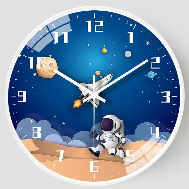 Cosmic Silence - Modern Wall Clock for a Soothing Interior -  - #tag1#