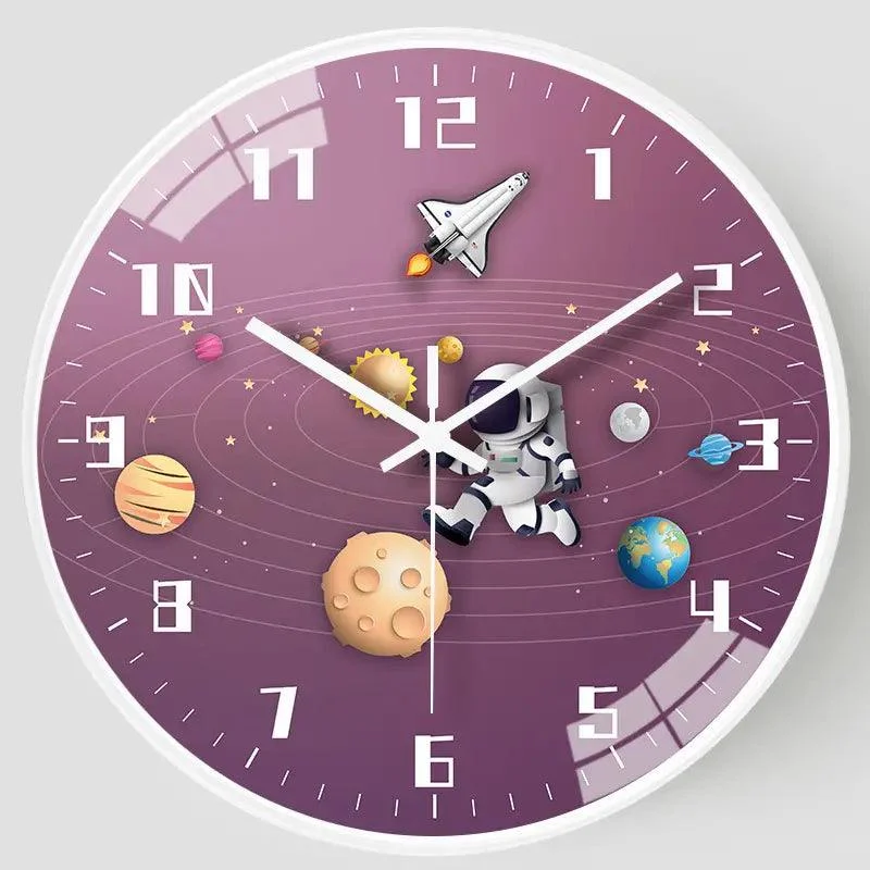 Cosmic Silence - Modern Wall Clock for a Soothing Interior -  - #tag1#