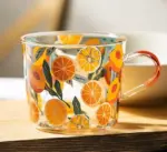 Cottagecore Aesthetic Peach Cactus Glass Cup