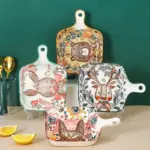 Cottagecore Bunny Bear Deer Ceramic Salad Bowl