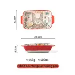 Cottagecore Bunny Bear Deer Ceramic Salad Bowl