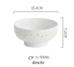 Cottagecore Ceramic Daisy Plate Dinnerware