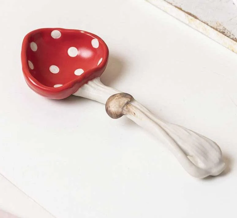 Cottagecore Ceramic Mushroom Tableware -