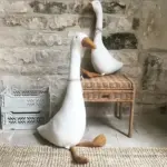 Cottagecore Goose Doll Plush Toy Pillow tag1