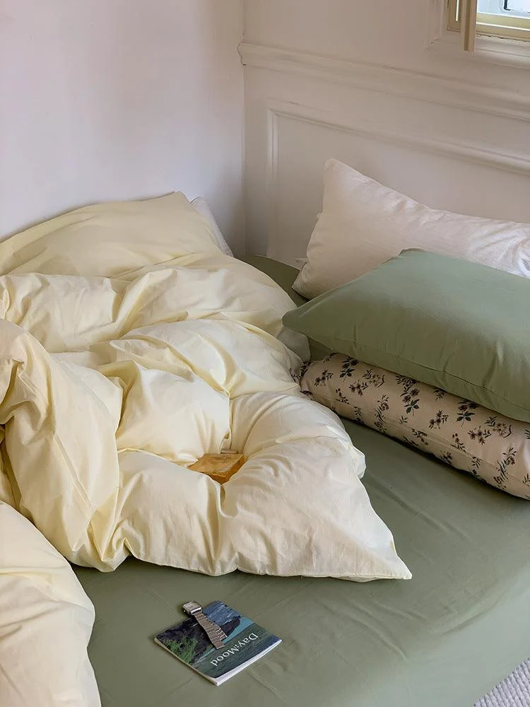 Cottagecore Pastel Duvet Bedding Set -  - #tag1#