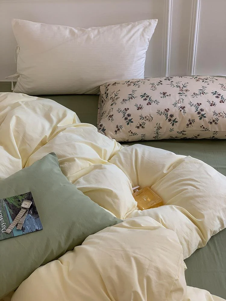 Cottagecore Pastel Duvet Bedding Set -  - #tag1#