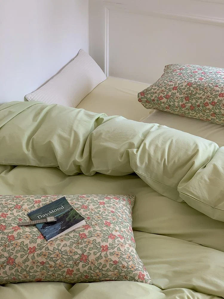 Cottagecore Pastel Duvet Bedding Set -  - #tag1#