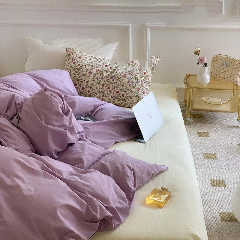 Cottagecore Pastel Duvet Bedding Set -  - #tag1#