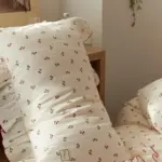 Cottagecore Ruffled Cozy Bedsheet Set tag1