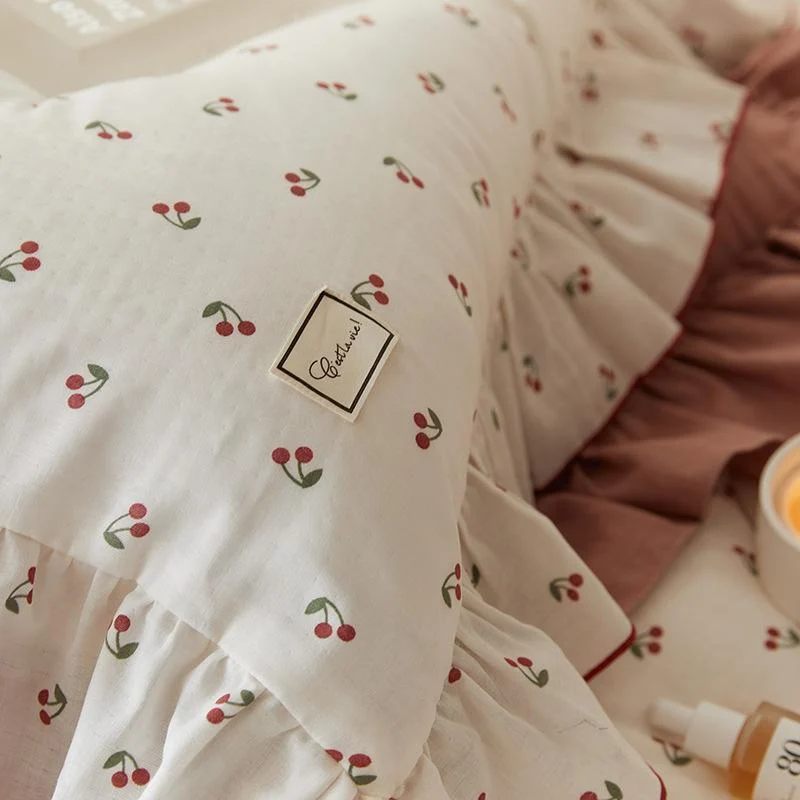 Cottagecore Ruffled Cozy Bedsheet Set -  - #tag1#