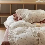 Cottagecore Ruffled Cozy Bedsheet Set tag1