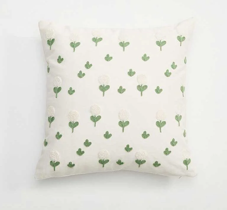 Cottagecore Vintage Daisy Floral Pillow Covers -