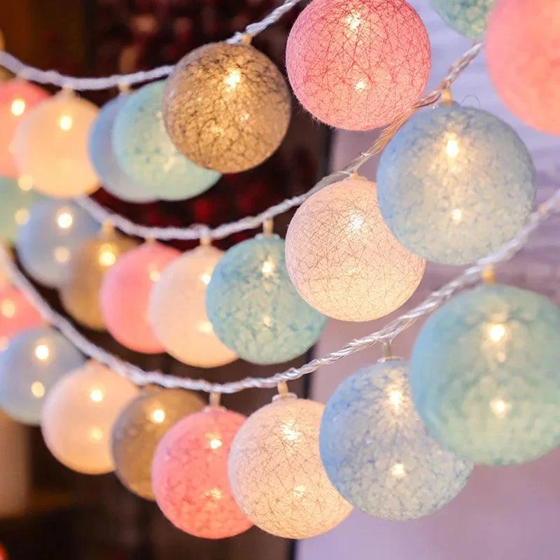 Cotton Ball Fairy LED Lights -  - #tag1#