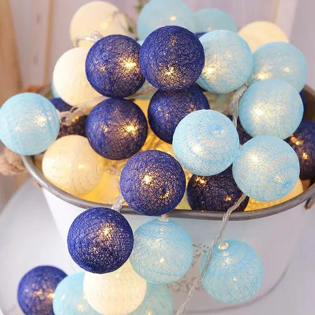 Cotton Ball Fairy LED Lights -  - #tag1#