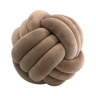 Cotton Hand Knotted Decorative Pillow -  - #tag1#