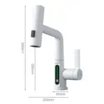 Countertop Faucet for Kitchen and Bathroom with Temperature Display tag1
