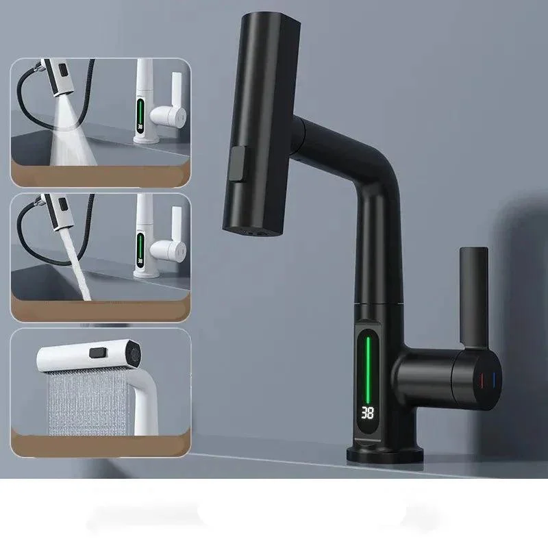 Countertop Faucet for Kitchen and Bathroom with Temperature Display -  - #tag1#