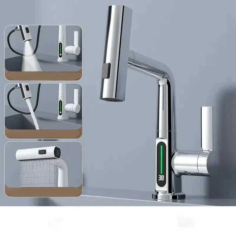 Countertop Faucet for Kitchen and Bathroom with Temperature Display -  - #tag1#