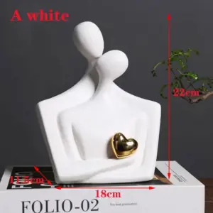 Couple Heart Sculpture